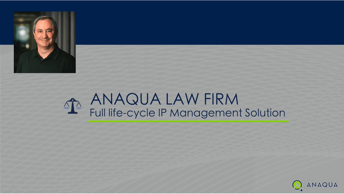 Anaqua Law Firm Anaqua IP Management Software and Services